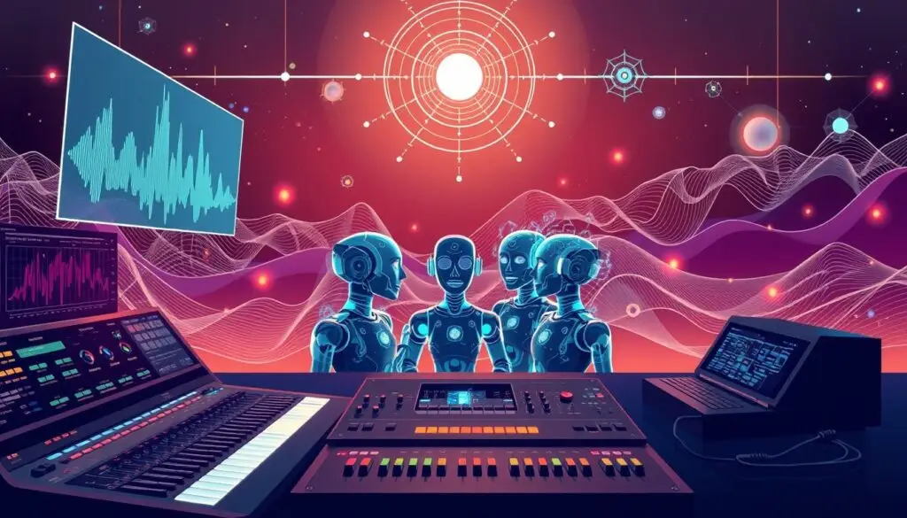 Ferramentas de IA para produção de áudio e música