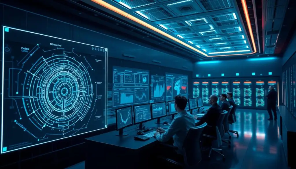 IA em cibersegurança, proteção digital, segurança automatizada