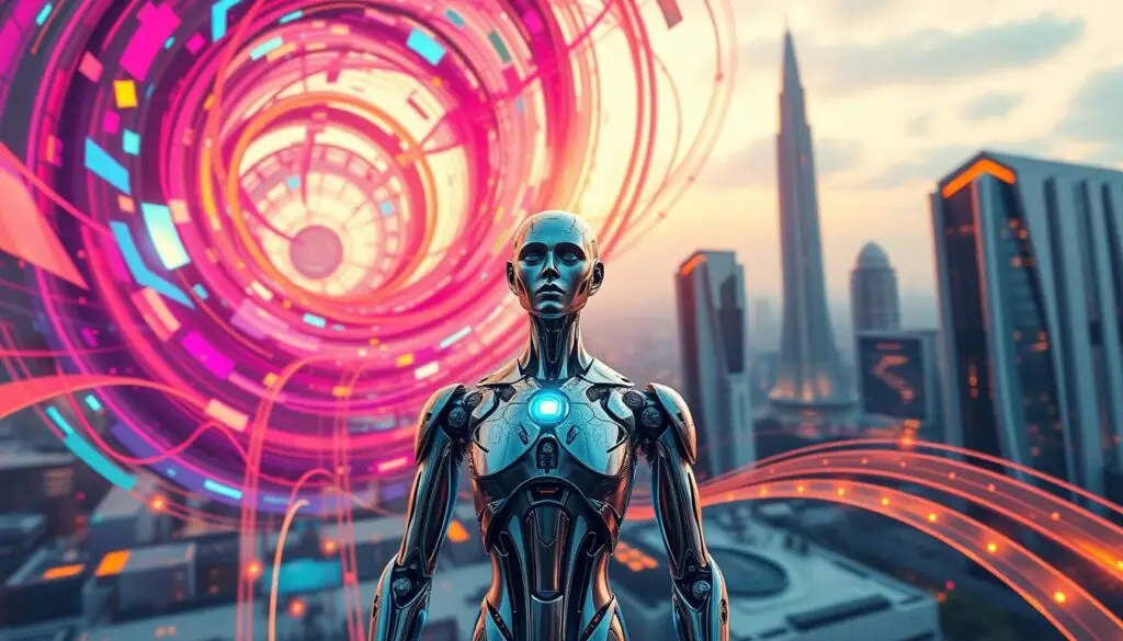 IA generativa, conteúdo automatizado, criatividade artificial