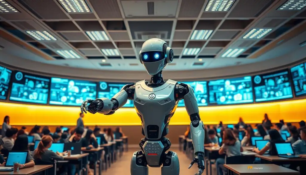 IA na educação, ensino digital, aprendizado inteligente