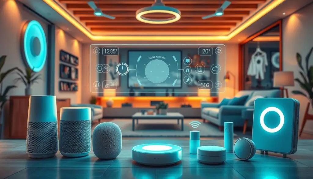 casa conectada, tecnologia doméstica, dispositivos inteligentes