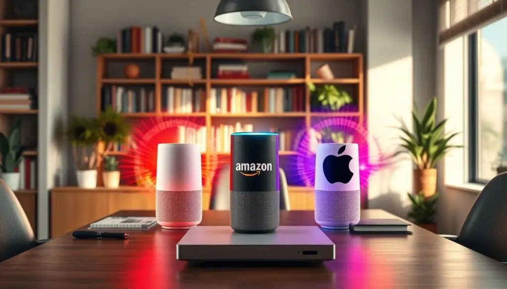 comparativo técnico de som entre assistentes virtuais