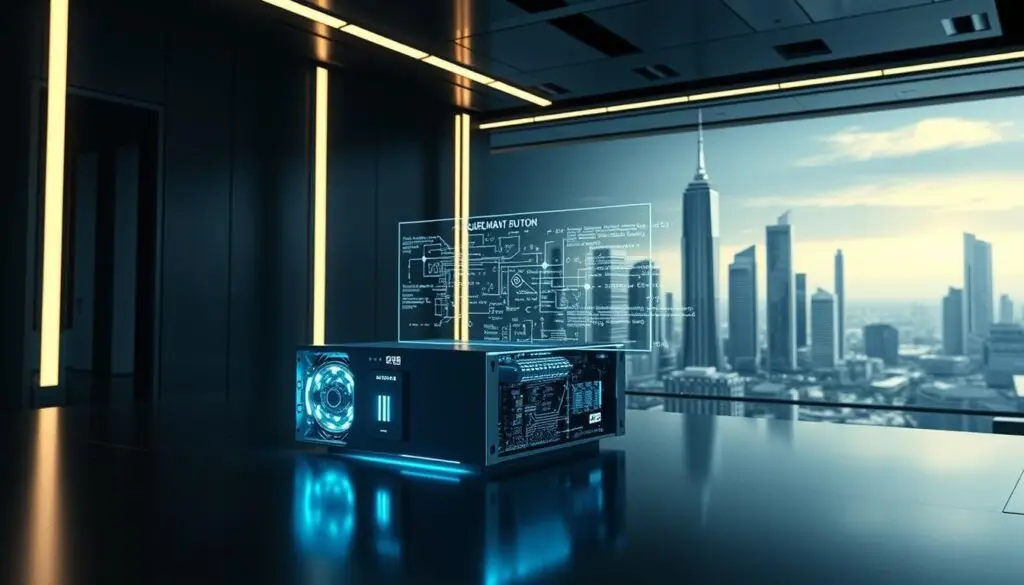 computação quântica, tecnologia avançada, futuro digital