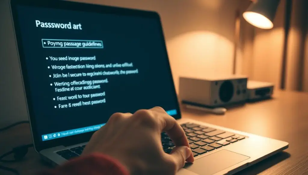 criação de senhas seguras