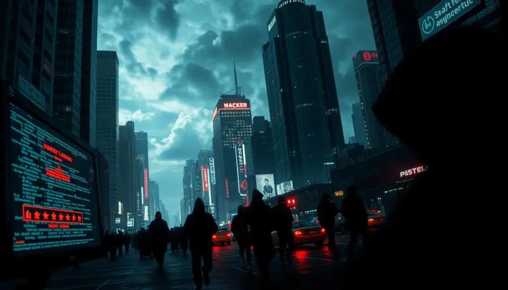 segurança corporativa, proteção de dados, ciberataques