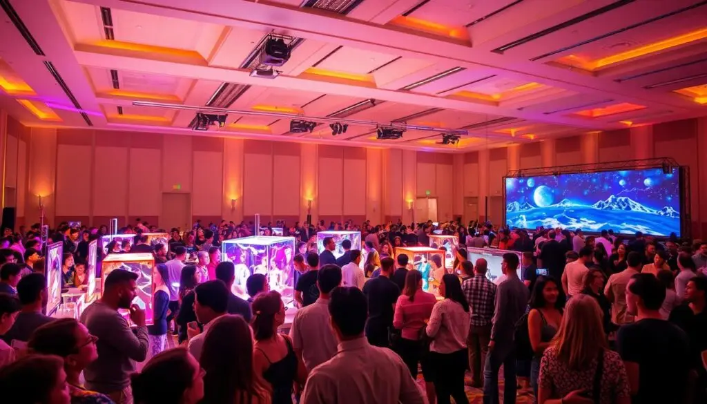 tecnologia imersiva em eventos sociais